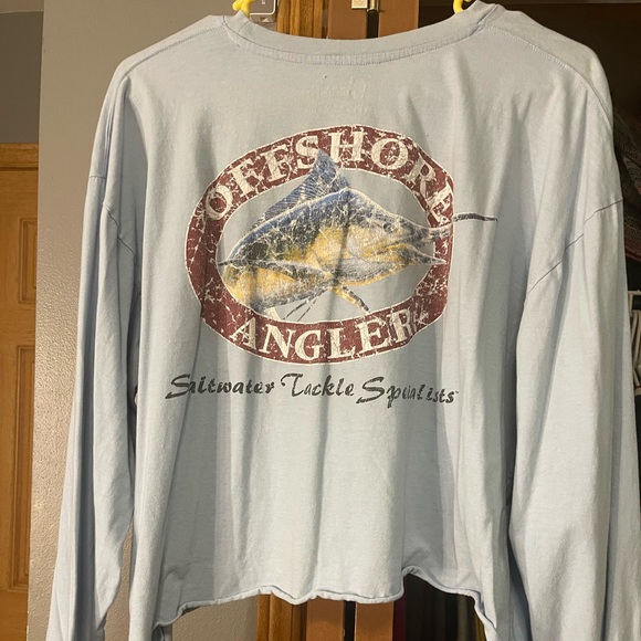 cropped offshore angler crewneck - Picture 2 of 2